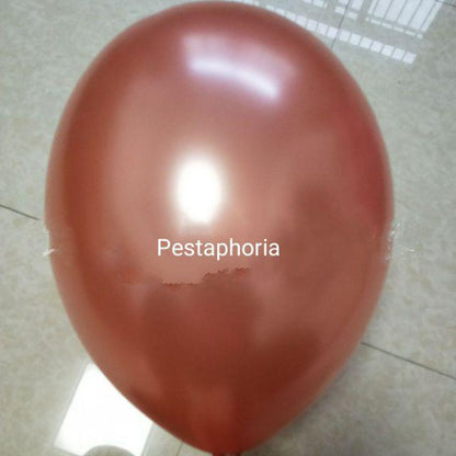 Balon Latex / Lateks Jumbo Size 18 inch ( 45 cm ) warna Rose Gold / Midnight Blue / Pome Red