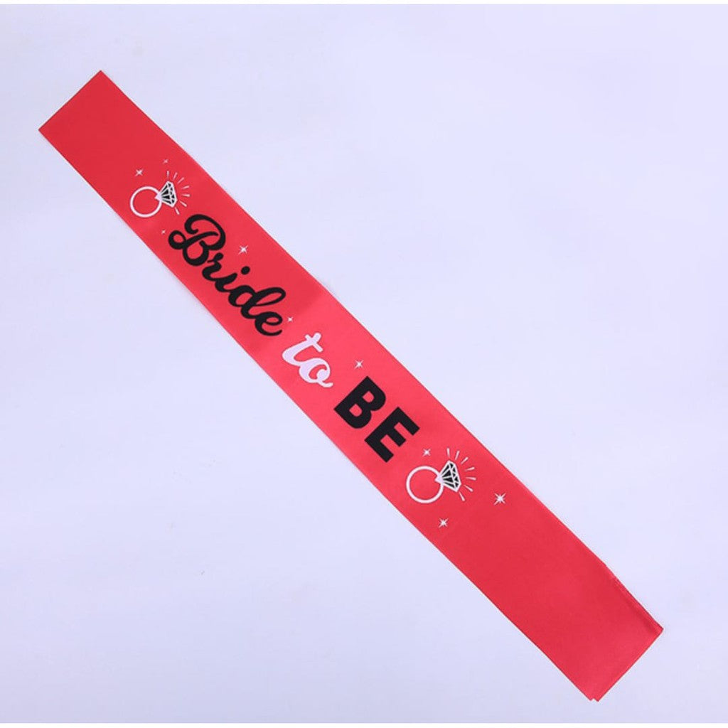 (Tidak Bisa Custom) Selempang / Sash Groom To Be, Birthday Boy, Its A Boy, It's A Girl, Bride To Be, Mom To Be