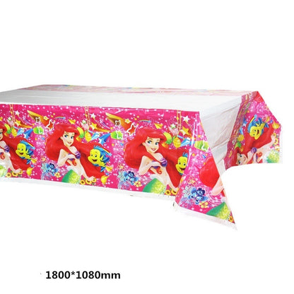 Taplak Meja Plastik Karakter/ Plastic Table Cover Karakter / Kartun