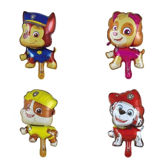 1 Set isi 4 Balon Foil Paw Patrol Size Mini