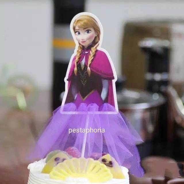 Cake Topper Princess Snow White, Sofia, Anna, Aurora, Cinderella, Elsa