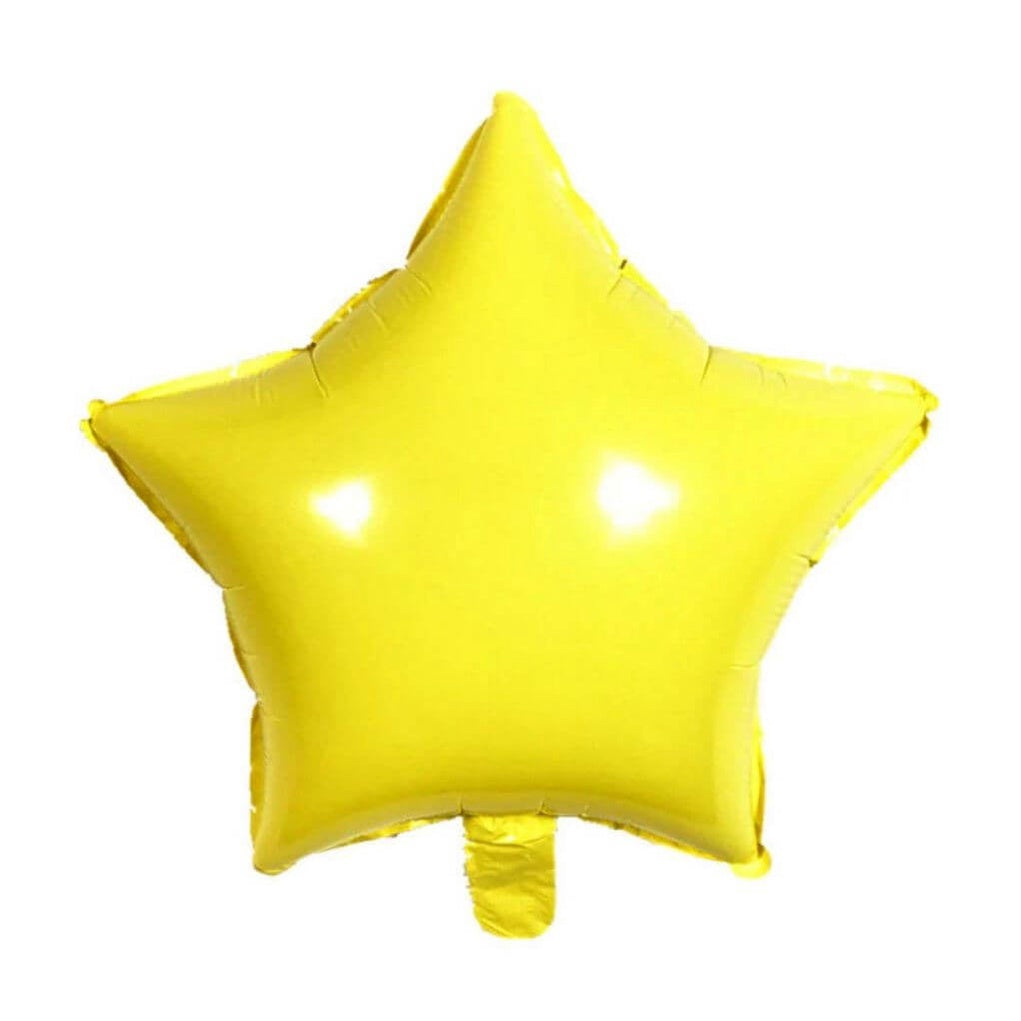 Balon Foil Hati / Love, Star / Bintang, Bulat / Round Macaron Size 45 cm