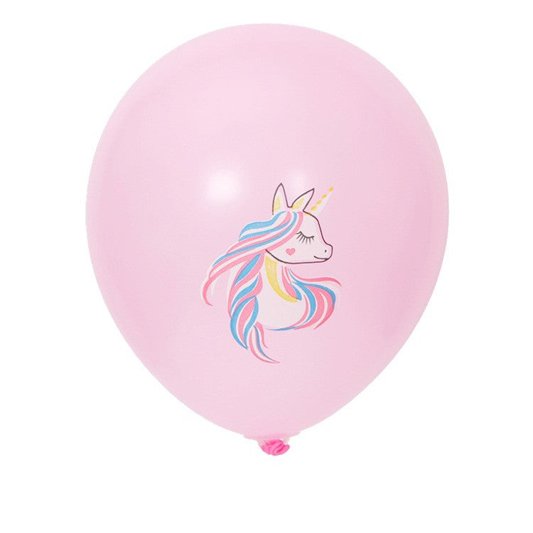 10 pcs Balon Latex / Lateks Unicorn Size 10 inch