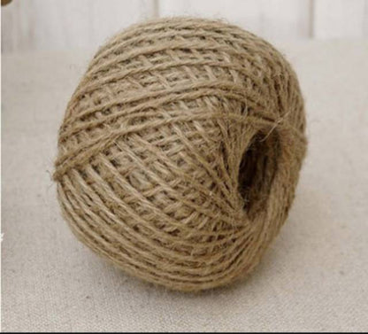 1 Roll 100 meter Hemp Rope 3 Ply Tebal 3 mm / Tali Rami / Tali Goni / Jute Rope