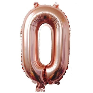Balon Foil Angka Jumbo Rose Gold 100 cm / 40 inch