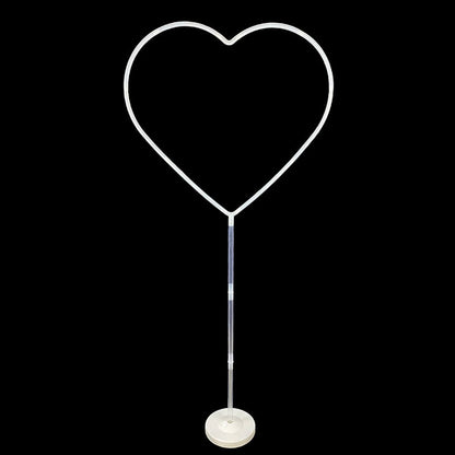 Stand / Standing Holder Balon / Column Arch Bentuk Hati/Love/Bintang/Star