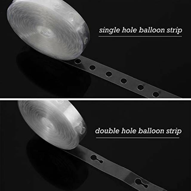1 Roll Panjang 5 meter Ballon Chain Tape Strip u/ Dekorasi Balon