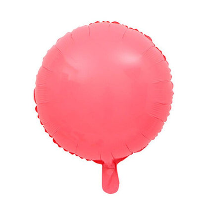 Balon Foil Hati / Love, Star / Bintang, Bulat / Round Macaron Size 45 cm