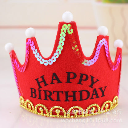 Mahkota LED/Crown LED Happy Birthday/Mahkota King/Princess