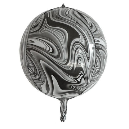 Balon Foil Round / Bulat 4D Marble Size 22 inch