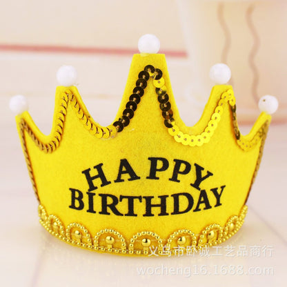 Mahkota LED/Crown LED Happy Birthday/Mahkota King/Princess