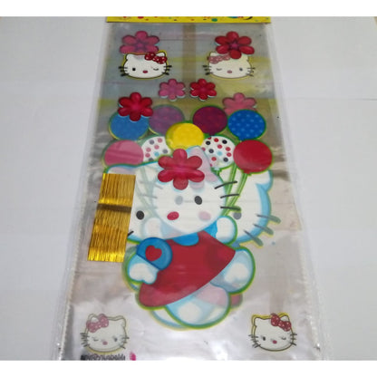 ( isi 10 pcs ) Plastik Snack Kartun / Goodie Bag Besar Size 25 cm x 50 cm /  Bingkisan Ulang Tahun / Ultah