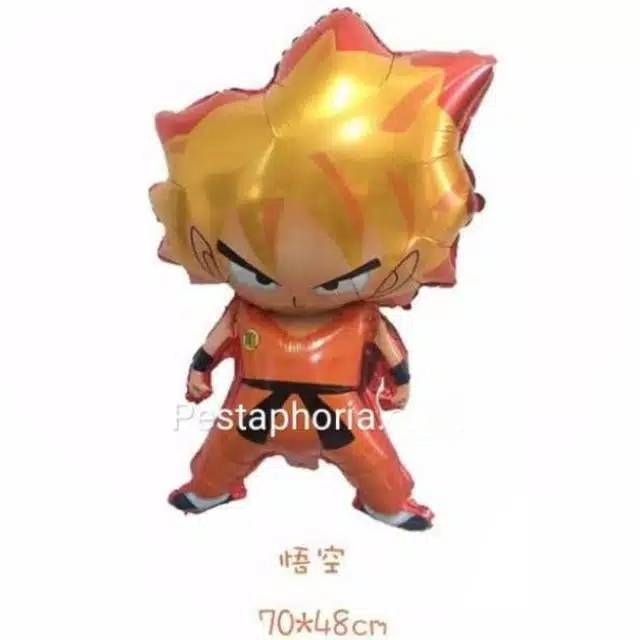 Balon Foil Dragon Ball Z Son Goku Size 70 cm