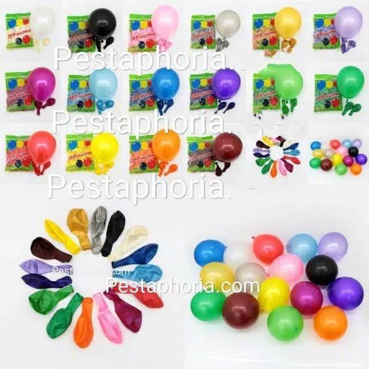 Balon Latex Metalic / Lateks Metalik 12 inch