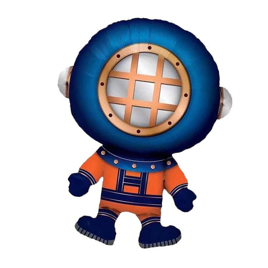 Balon Foil Deep Sea Diver Jumbo Size 90 cm