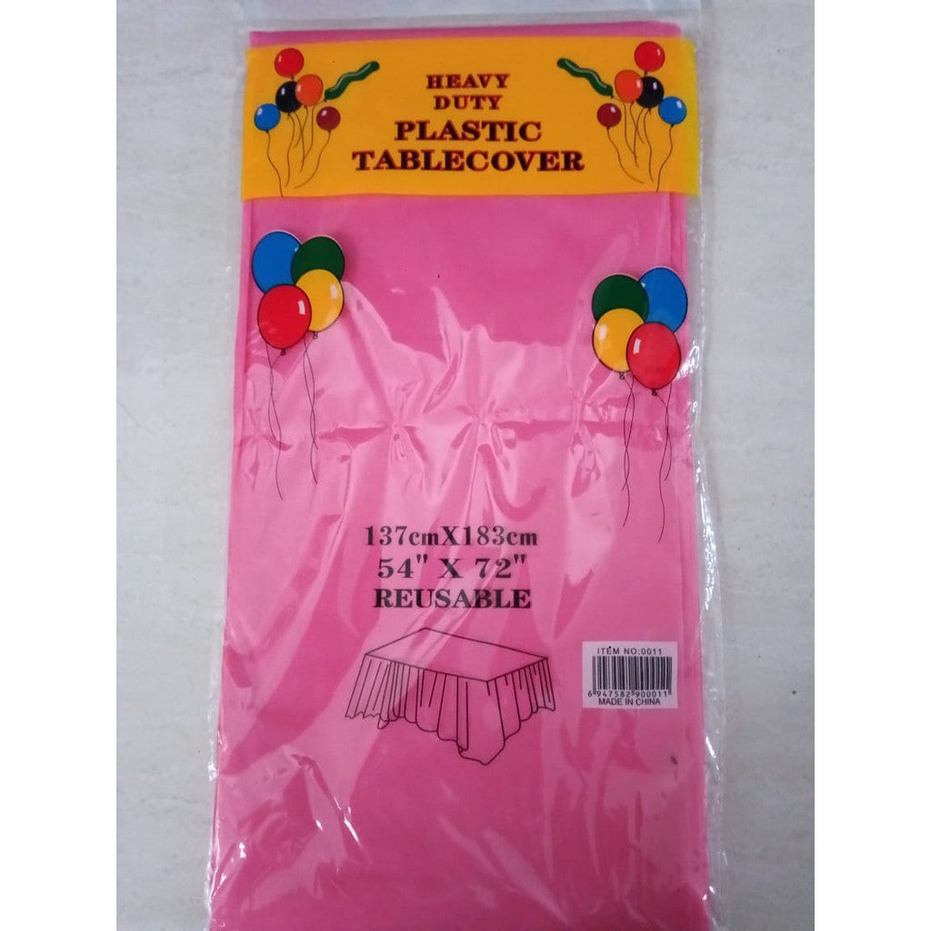 Taplak Meja Plastik Polos / Plastic Table Cover Polos