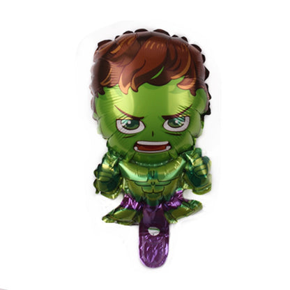 Balon Foil Spiderman, Captain America, Antman, Hulk, Falcon Size Mini