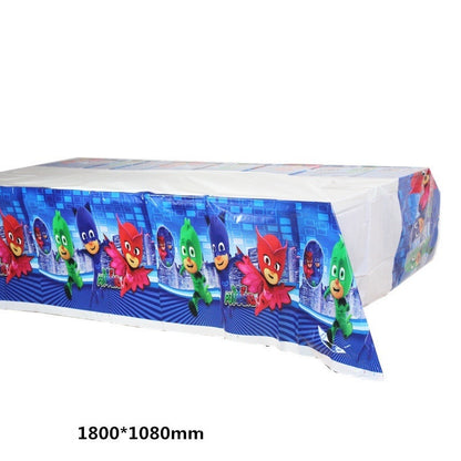 Taplak Meja Plastik Karakter/ Plastic Table Cover Karakter / Kartun