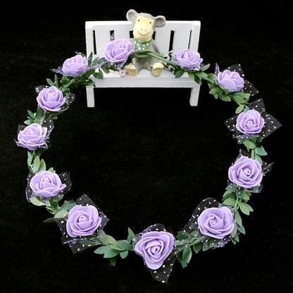 Flower Crown ( isi 12 Kuntum Bunga) / Mahkota Bunga
