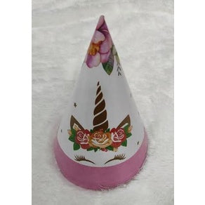 ( isi 10 pcs ) Party Hat / Topi Pesta Ulang Tahun / Ultah Karakter / Kartun Model Kerucut