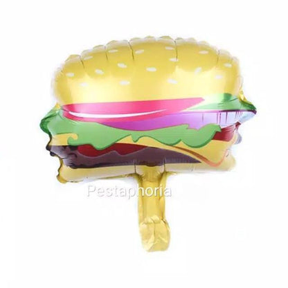 Balon Foil Donut Bite,  Hamburger,  Ice Cream Scoop Size Mini