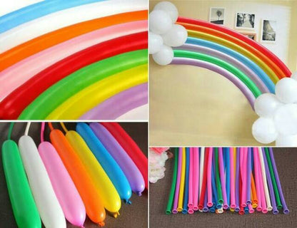 Eceran Balon Twist Panjang Tebal 2 gram / Pentil / Magic / Cacing