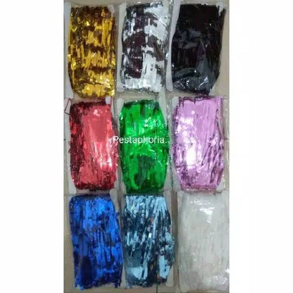 Foil Curtain / Tirai Foil Lebar 1 meter Panjang 2 Meter