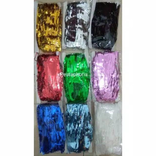 Foil Curtain / Tirai Foil Lebar 1 meter Panjang 2 Meter