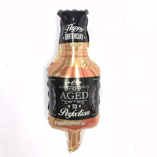 Balon Foil HBD Happy Birthday Whiskey Size Mini