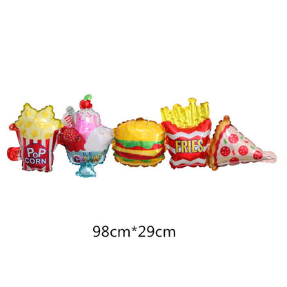 Balon Foil Link / Sambung Burger Set