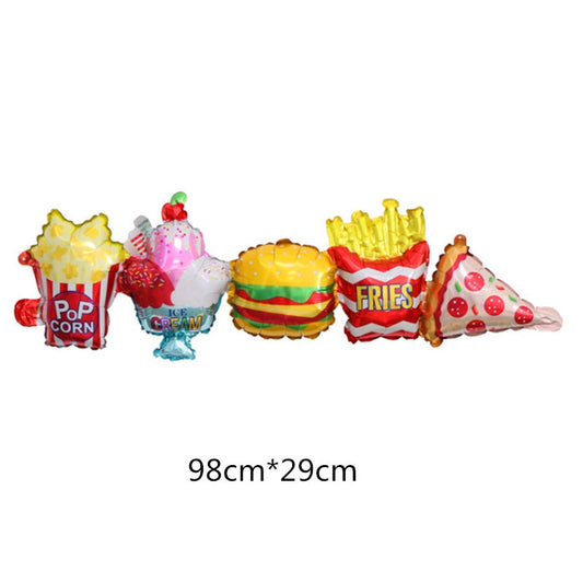 Balon Foil Link / Sambung Burger Set