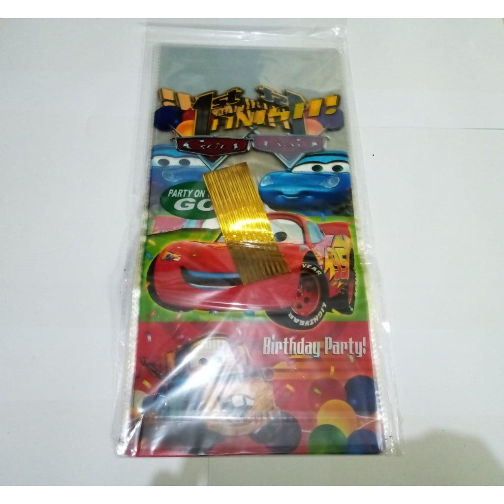 ( isi 10 pcs ) Plastik Snack Kartun / Goodie Bag Size Sedang 18 cm x 36 cm /  Bingkisan Ulang Tahun / Ultah
