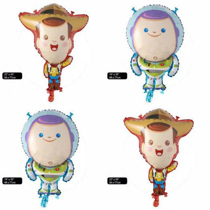 Balon Foil Toy Story 4 Baby Buzz, Woody Size 77 cm