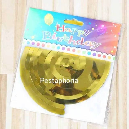 6 pcs Spiral Swirl Decoration / Dekorasi Spiral Gantung