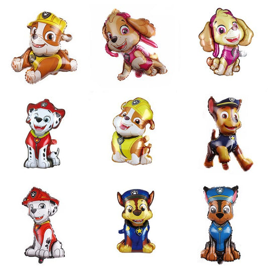 Balon Foil Paw Patrol New Jumbo Chase, Marshall, Rubble, Skye, Ryder