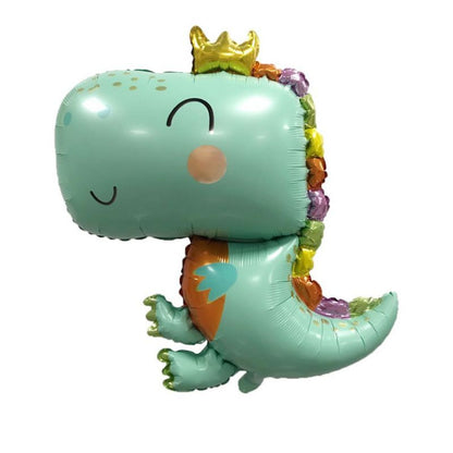 Balon Foil Dino/ Dinosaurus / Dinosaur Kartun Crown Jumbo Size 90 cm