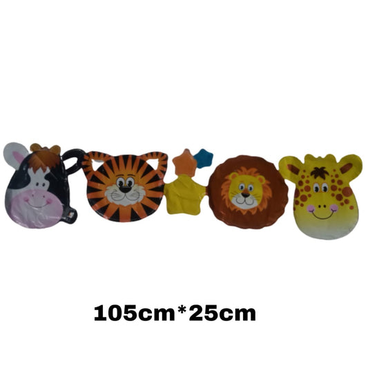 Balon Foil Link / Sambung Animal Head / Kepala Hewan Set