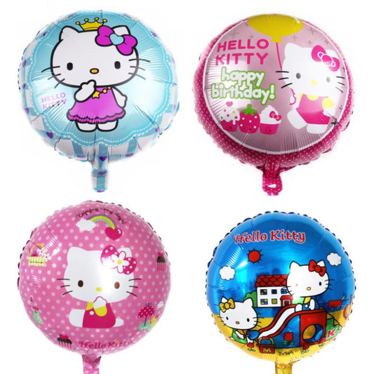 Balon Foil Bulat Hello Kitty Size 45cm