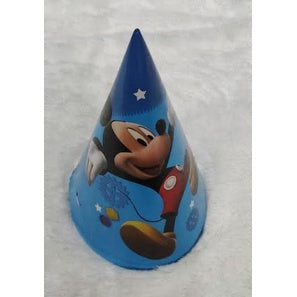( isi 10 pcs ) Party Hat / Topi Pesta Ulang Tahun / Ultah Karakter / Kartun Model Kerucut