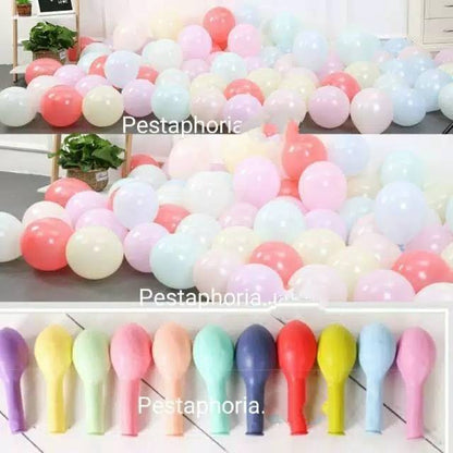 Balon Latex/Lateks Macaron Size 10 inch
