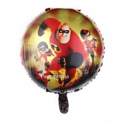 Balon Foil Incredibles Kotak / Bulat /Jack Jack Parr