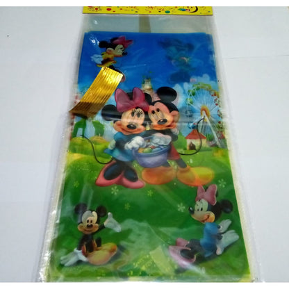 ( isi 10 pcs ) Plastik Snack Kartun / Goodie Bag Besar Size 25 cm x 50 cm /  Bingkisan Ulang Tahun / Ultah