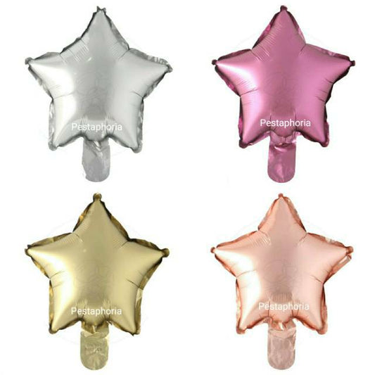 Balon Foil Bintang / Star Satin Matte Size 10 inch ( 25 cm)