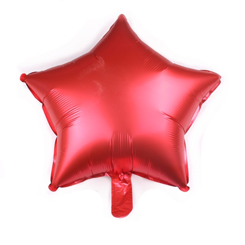 Balon Foil Bintang / Star Satin Matte Size 45 cm
