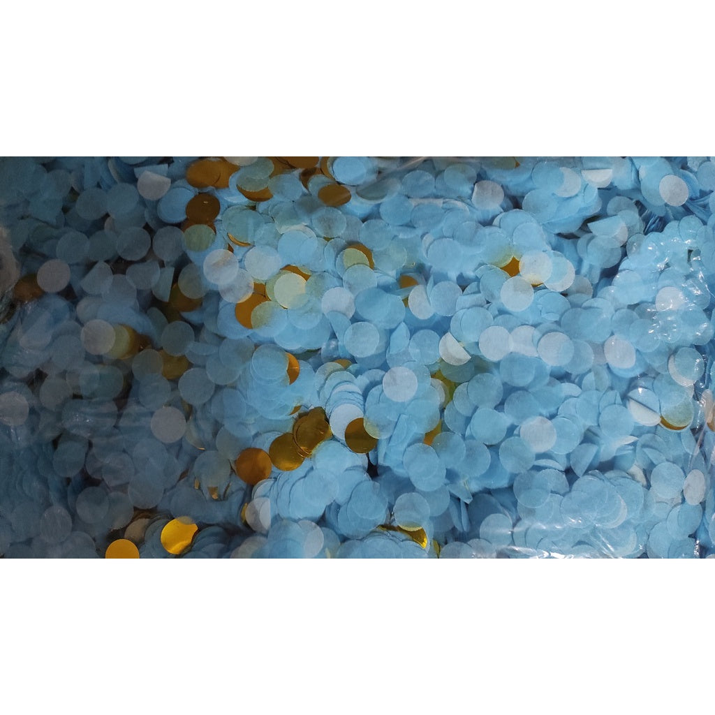 Confetti Mix Foil & Kertas Tissue isian Balon isi 10 gram ukuran 1 cm dan 1,5 cm