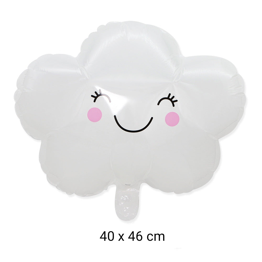 Balon Foil Awan / Cloud Smile Size 46 cm