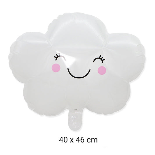 Balon Foil Awan / Cloud Smile Size 46 cm