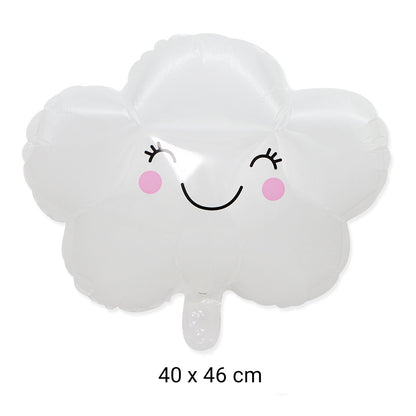 Balon Foil Awan / Cloud Smile Size 46 cm