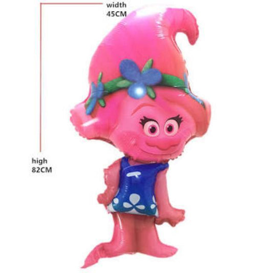 Balon Foil Trolls Poppy Jumbo Size 82 x 45 cm