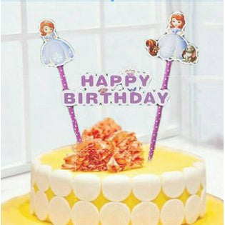 Cake Topper / Topper Kue HBD / Happy Birthday Karakter / Kartun